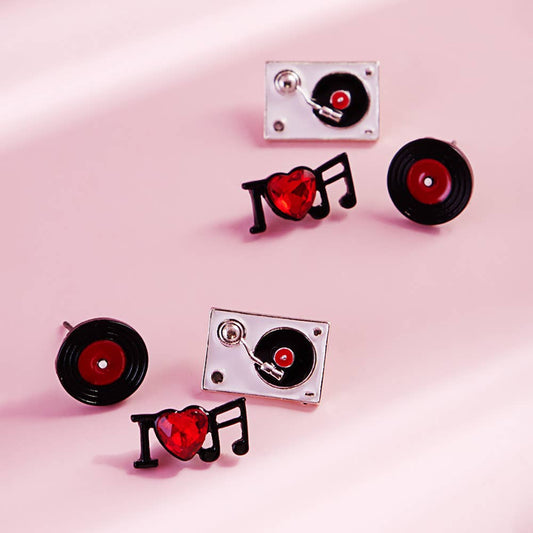 Music FANATIC  Multi Pack Earring Set