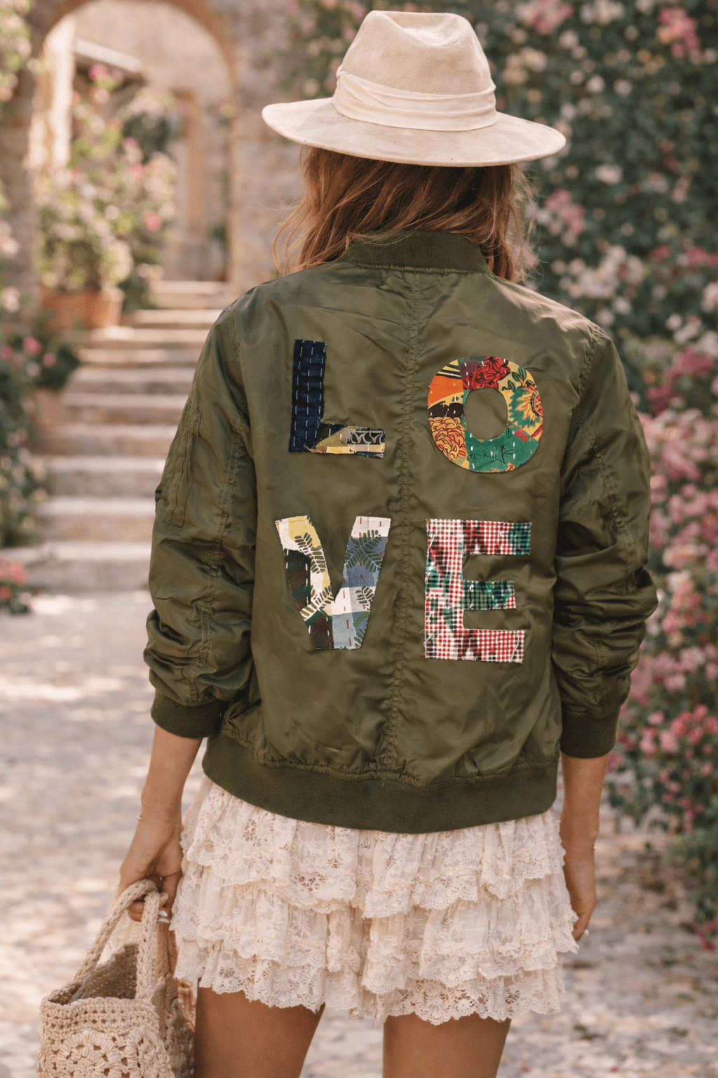 Amour Patch Bomber *LOVE* letters are each one of a kind! - Suburban Boho