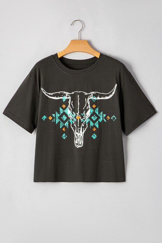 Aztec Print T Shirt - Suburban Boho