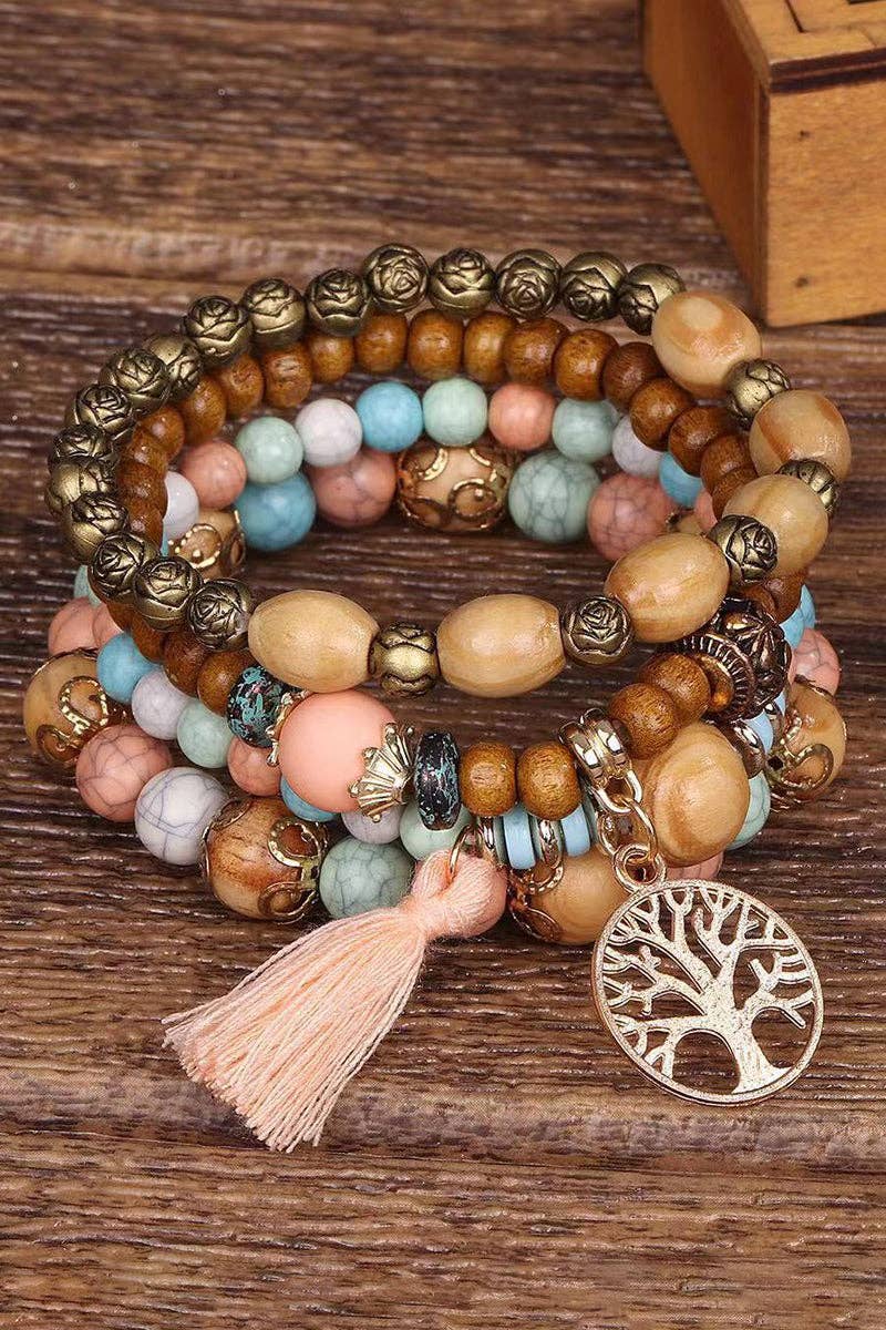 Bohemian Charm Beaded Bracelet - Suburban Boho
