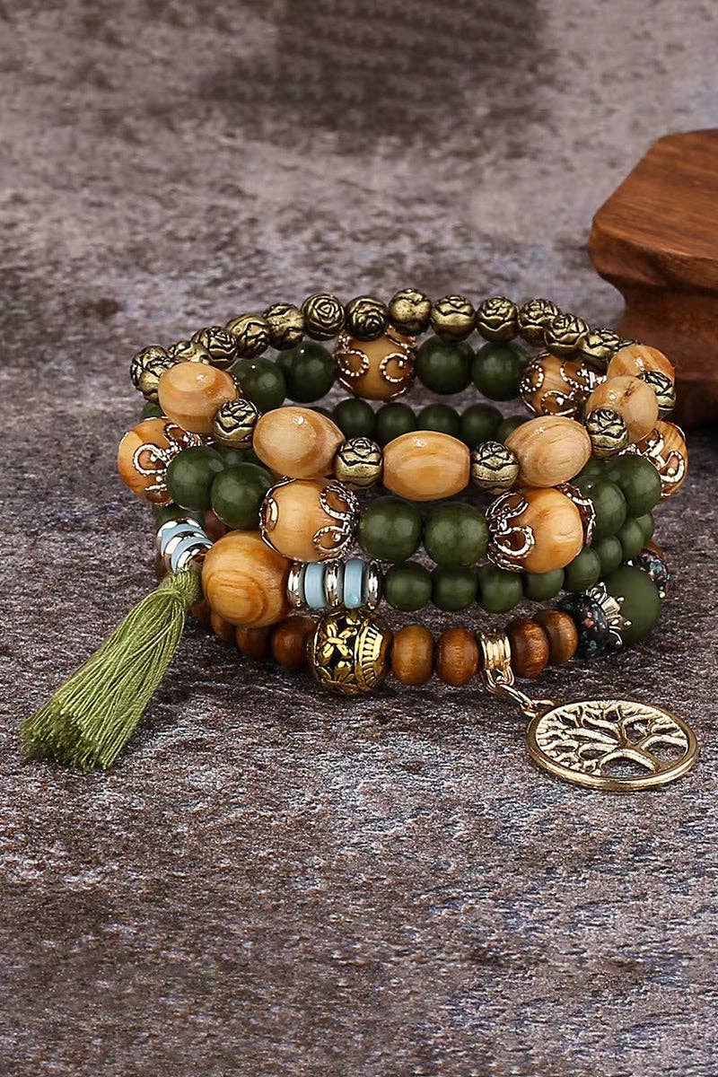Bohemian Charm Beaded Bracelet - Suburban Boho
