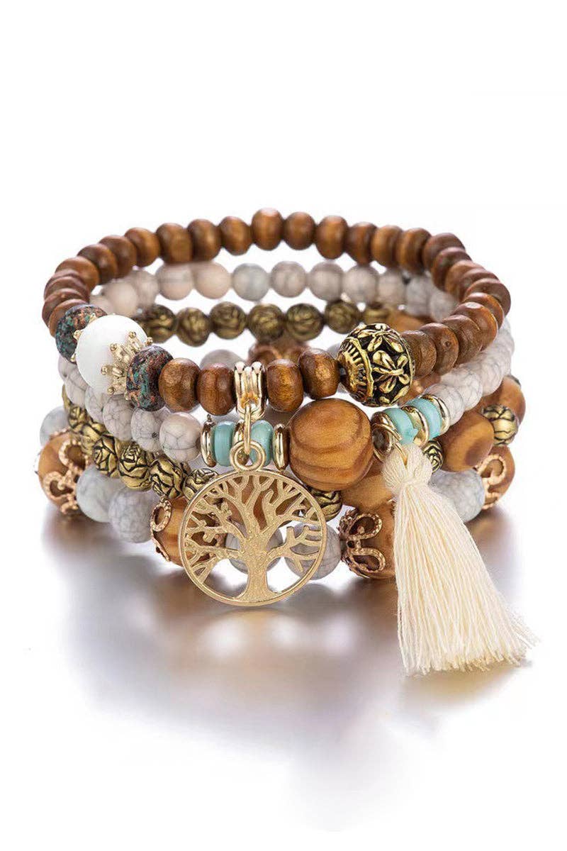Bohemian Charm Beaded Bracelet - Suburban Boho