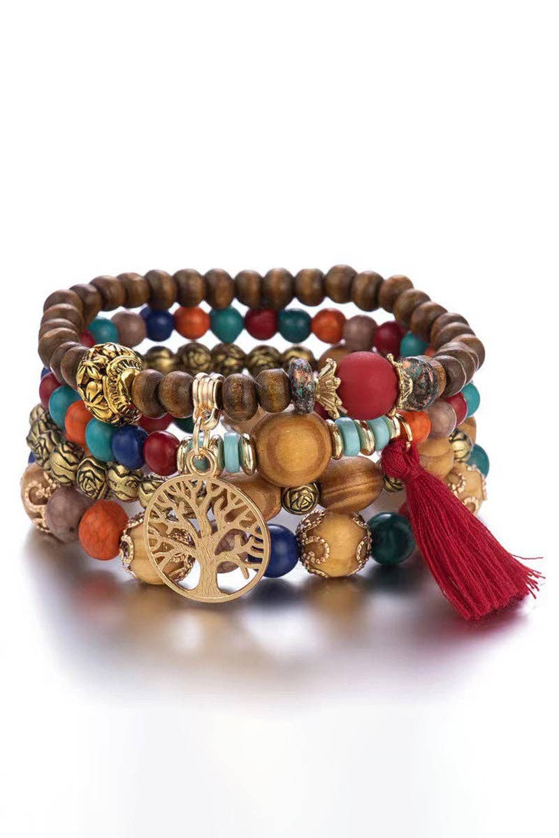 Bohemian Charm Beaded Bracelet - Suburban Boho