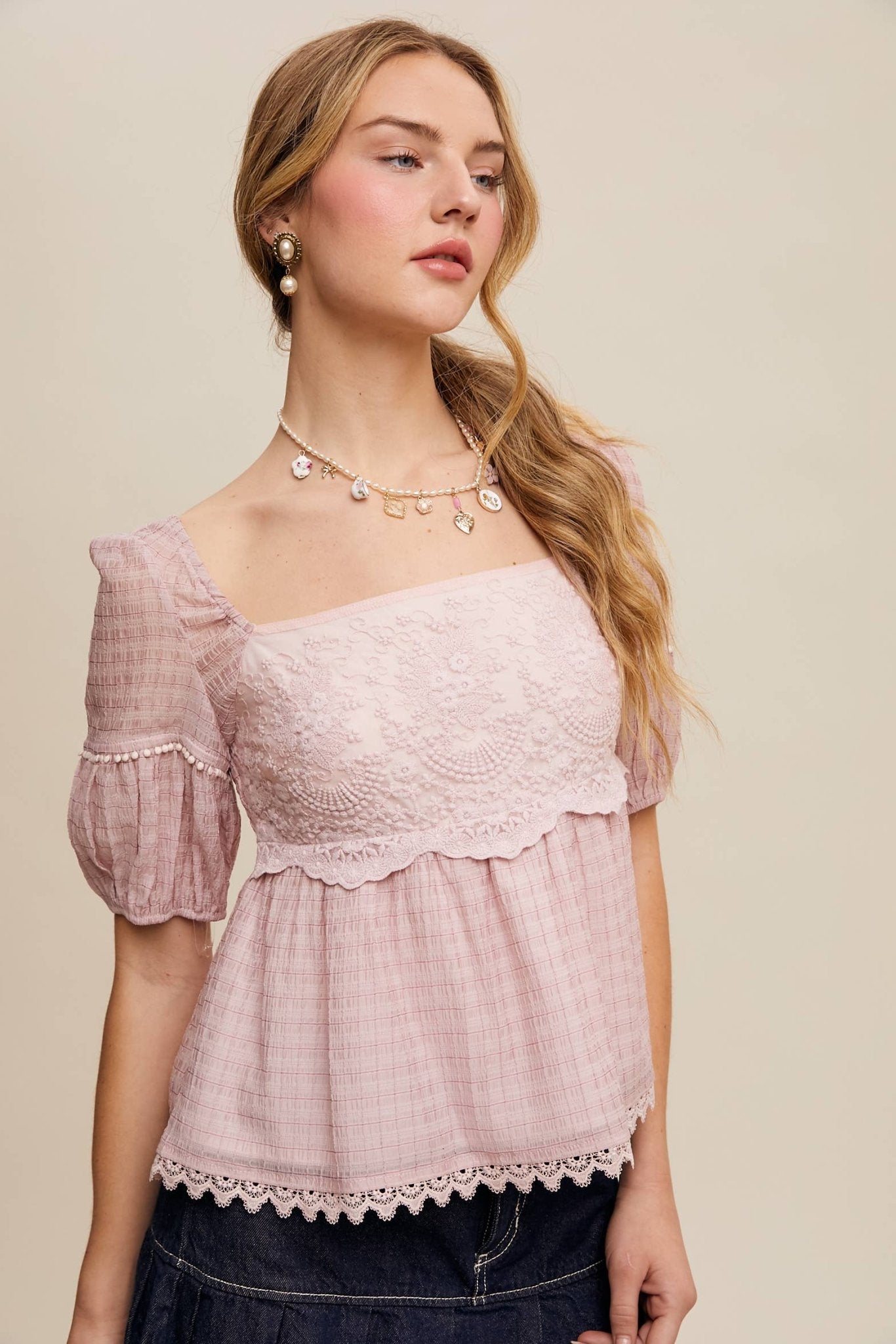 Bohemian Embroidered Blouse - Suburban Boho