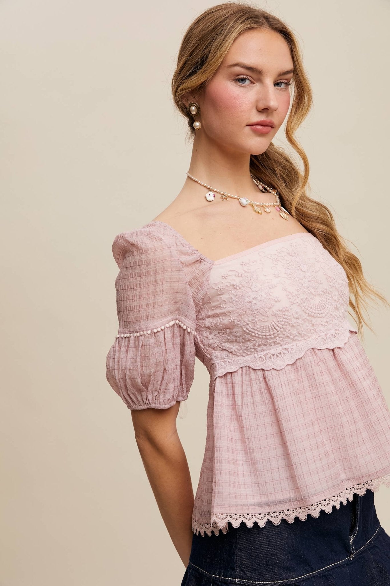 Bohemian Embroidered Blouse - Suburban Boho