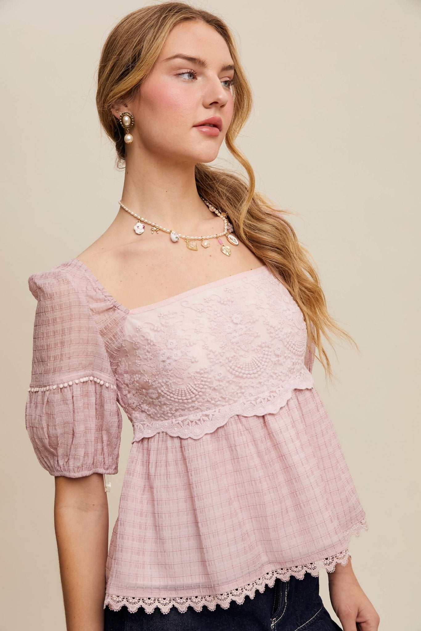 Bohemian Embroidered Blouse - Suburban Boho