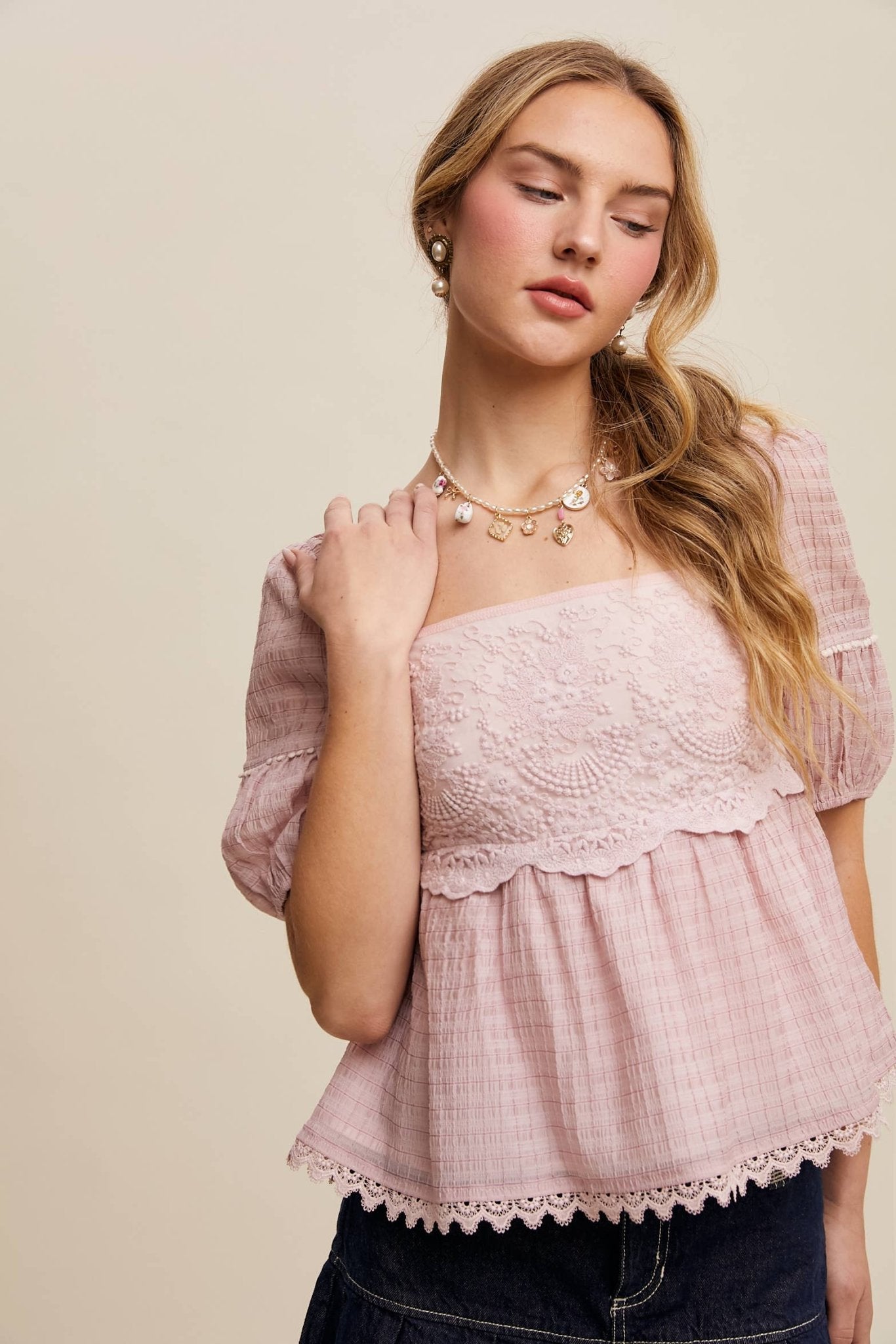 Bohemian Embroidered Blouse - Suburban Boho