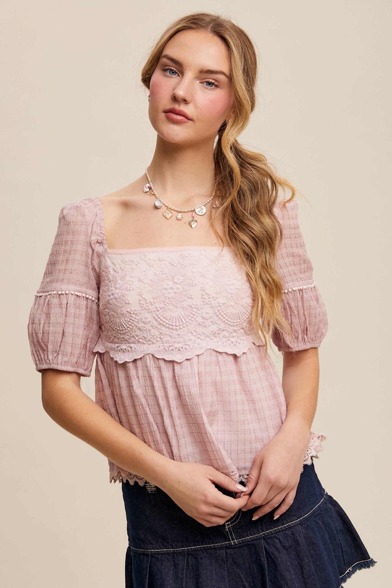 Bohemian Embroidered Blouse - Suburban Boho