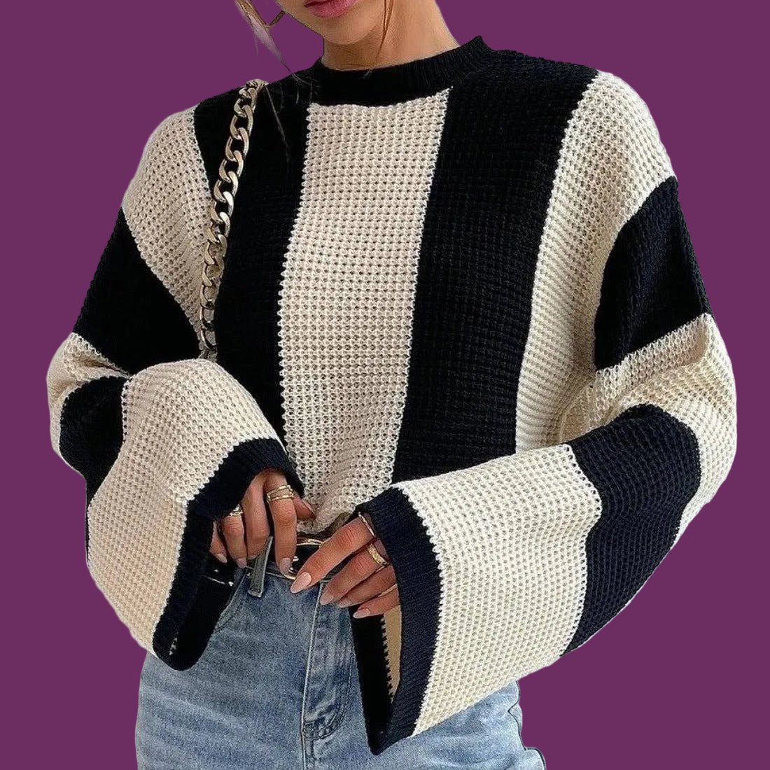 Boho Chunky Knit Cozy Sweater - Suburban Boho