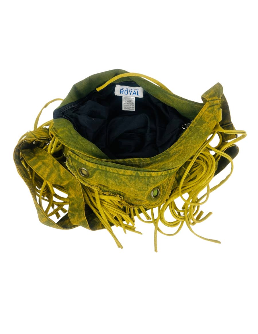 Boho Fringe Grommet Accent Crossbody Bag - Suburban Boho