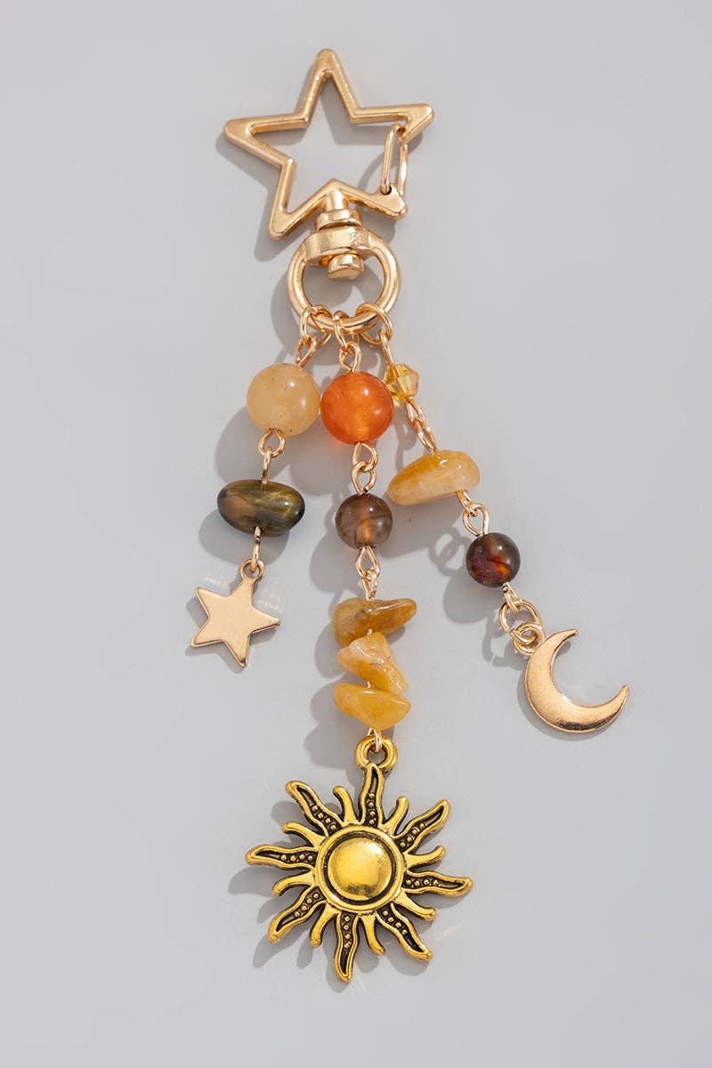 Celestial Charm Keychain - Suburban Boho