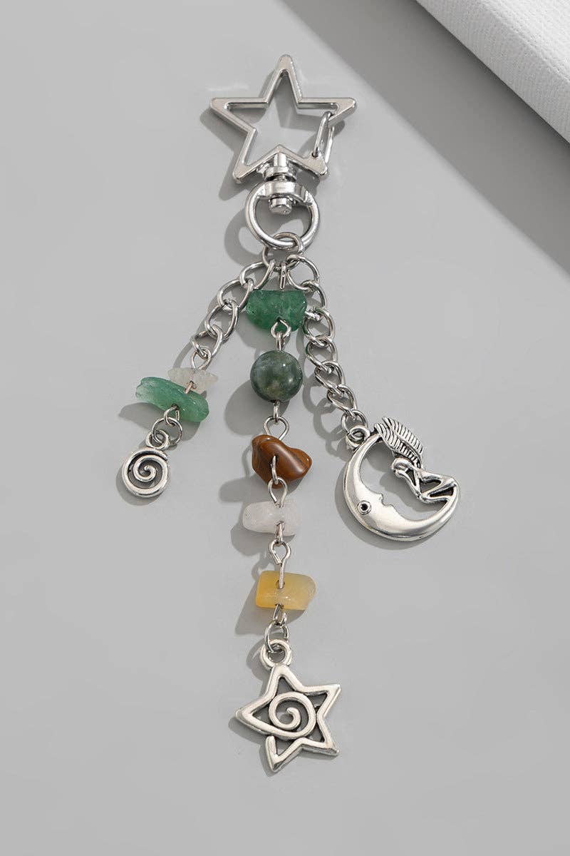Celestial Charm Keychain - Suburban Boho