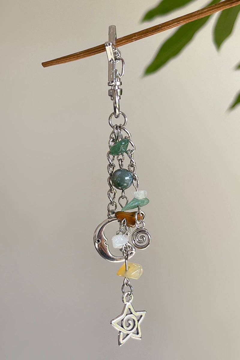 Celestial Charm Keychain - Suburban Boho