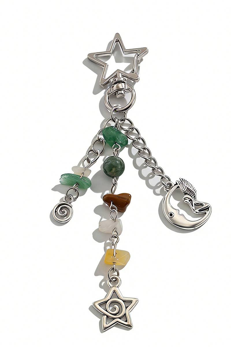 Celestial Charm Keychain - Suburban Boho
