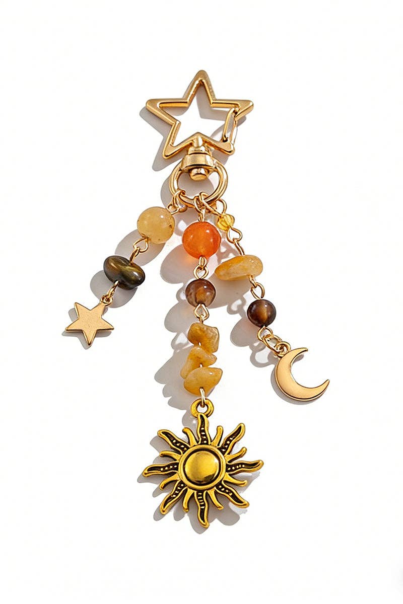 Celestial Charm Keychain - Suburban Boho