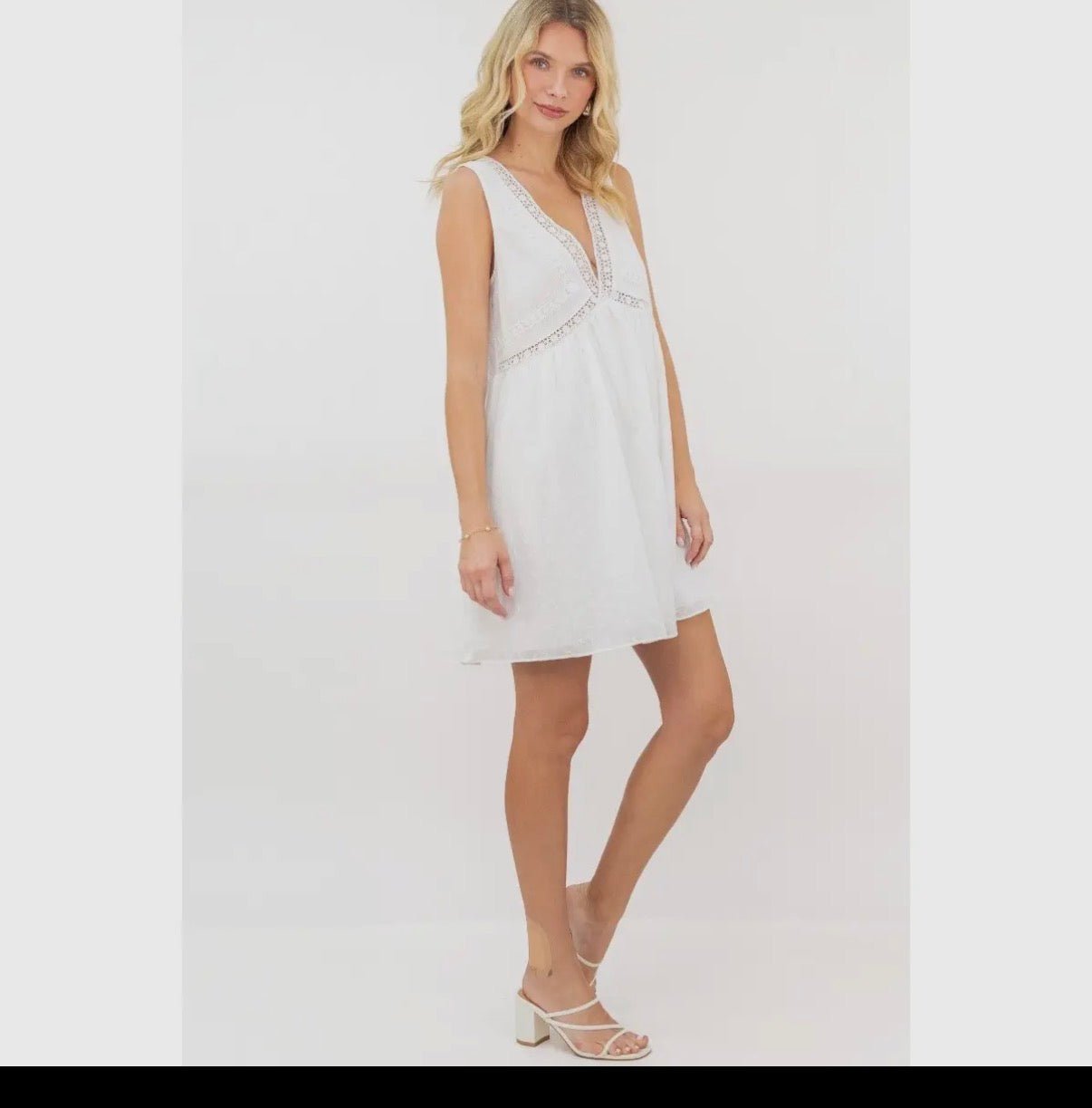 Eyelit Mini Dress - Suburban Boho
