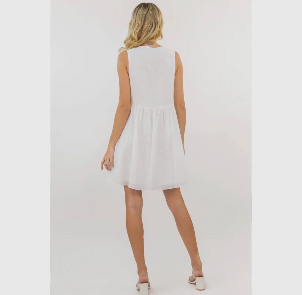 Eyelit Mini Dress - Suburban Boho