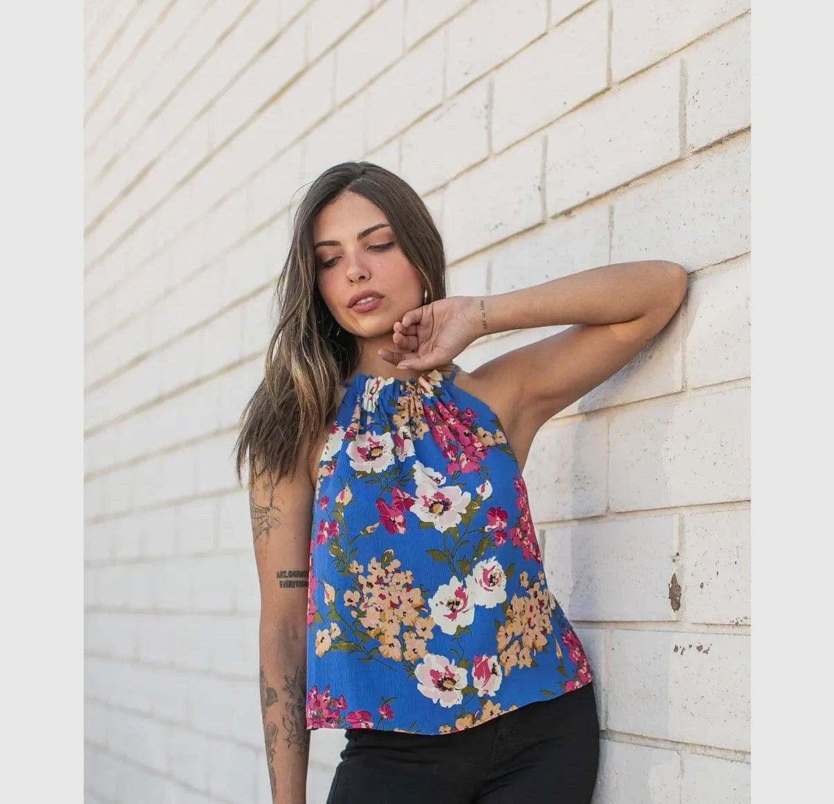 Floral Print Top - Suburban Boho