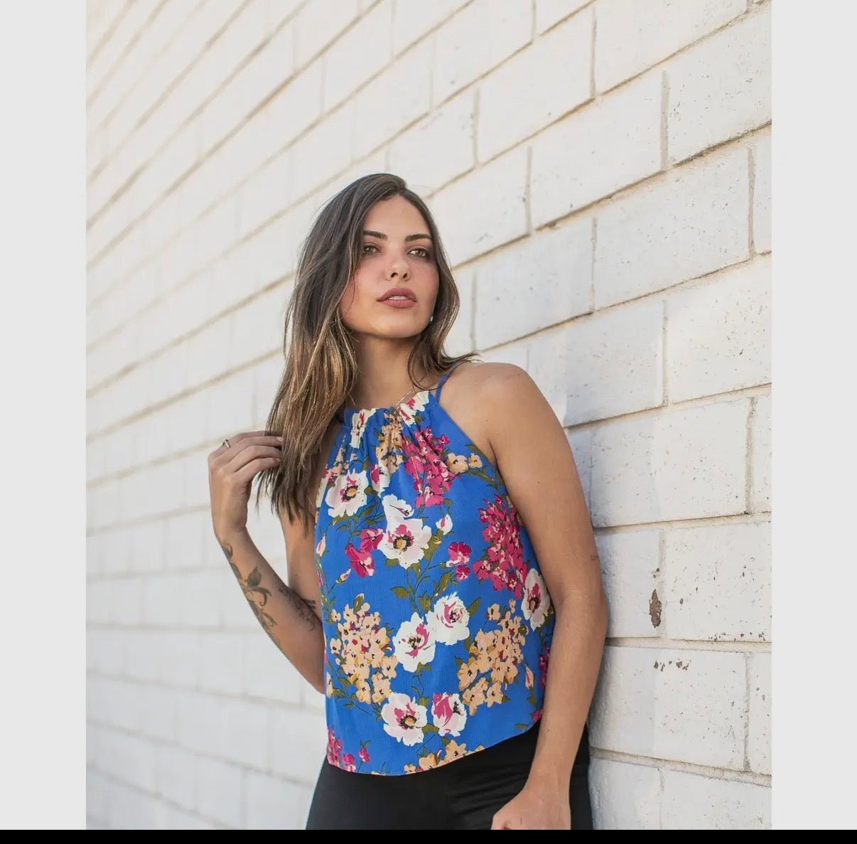 Floral Print Top - Suburban Boho