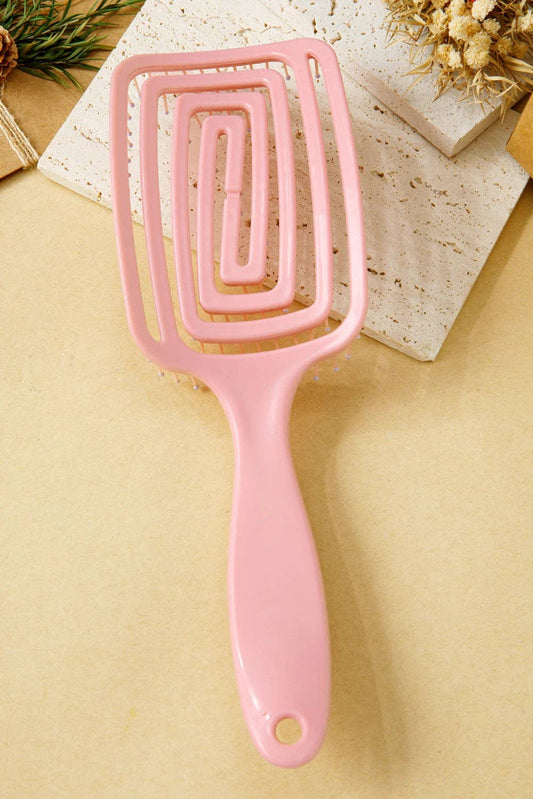 Gossamer Pink ABS Fluffy Hair Volume Comb - Suburban Boho