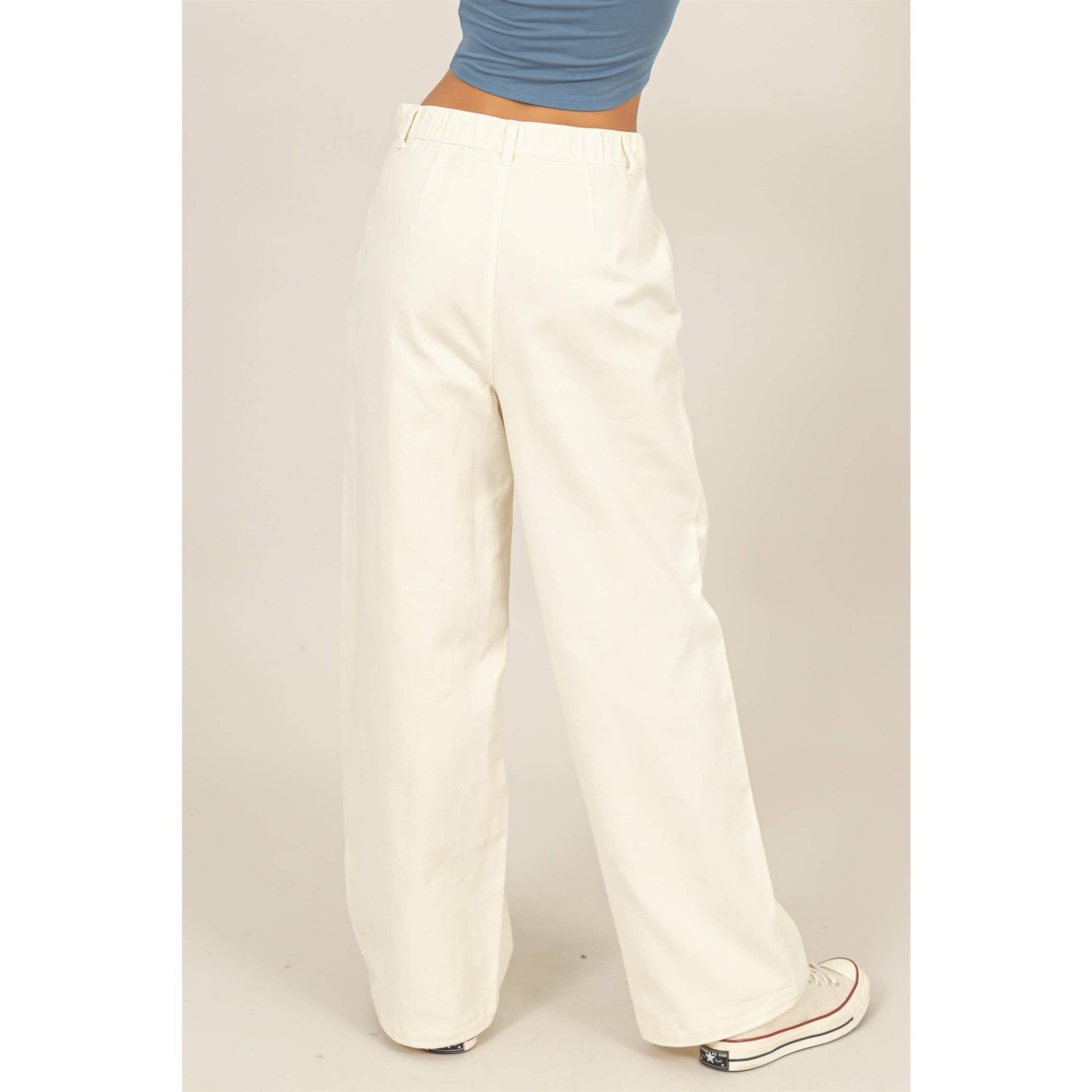 High Waist Wide Leg Pants - Suburban Boho