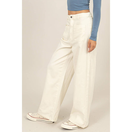 High Waist Wide Leg Pants - Suburban Boho