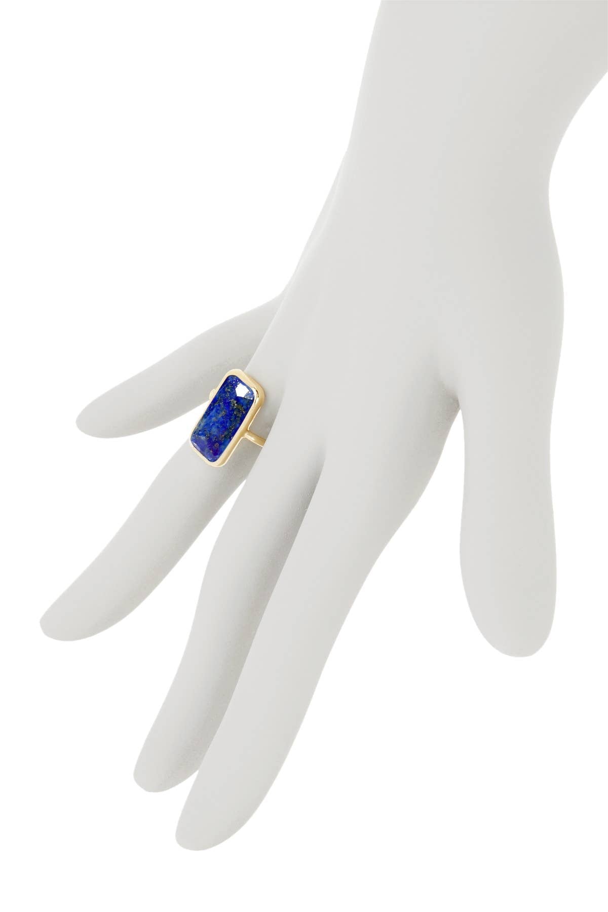 Lapis Rectangle Ring - GF - Suburban Boho