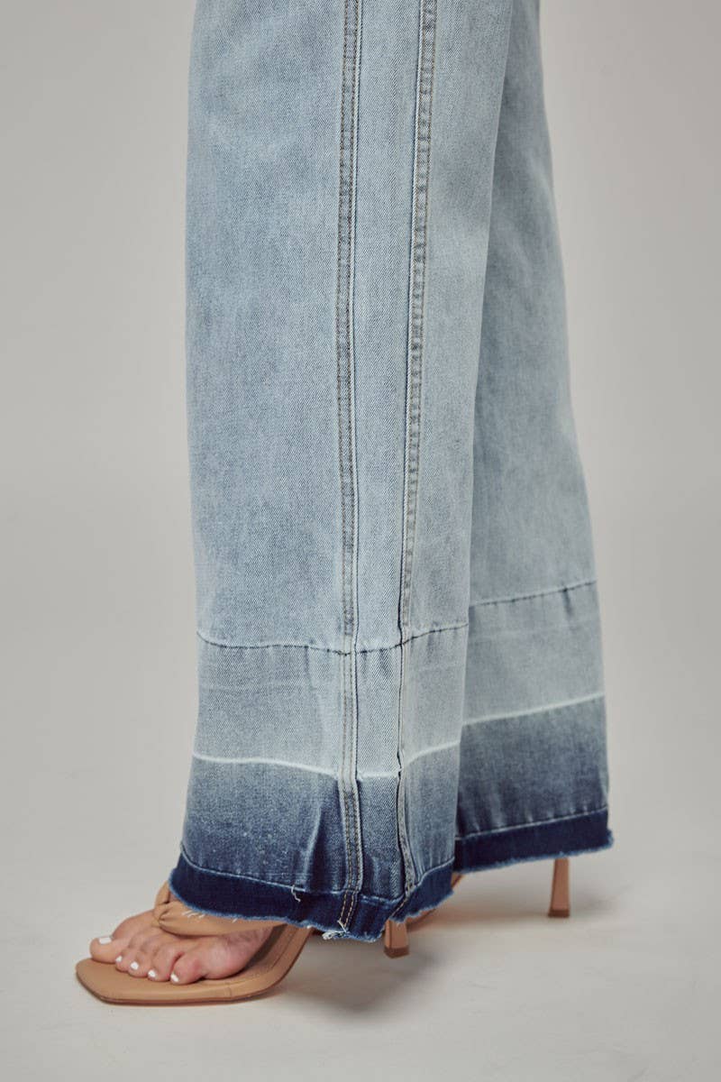 Nature Denim Flare Fit Overalls - Suburban Boho