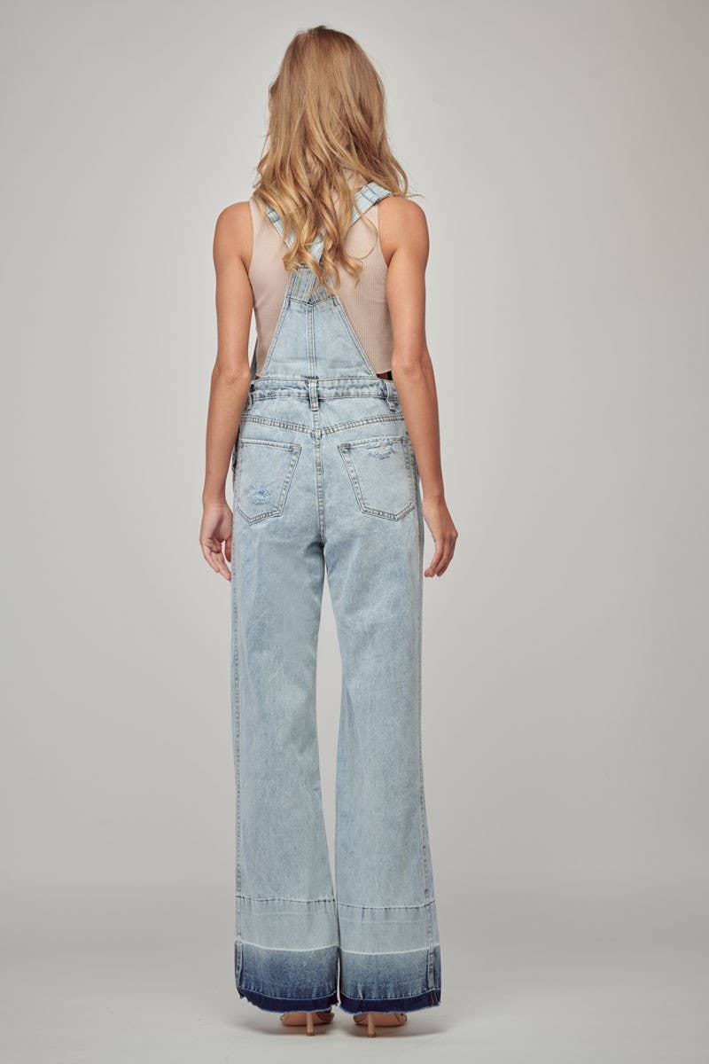 Nature Denim Flare Fit Overalls - Suburban Boho