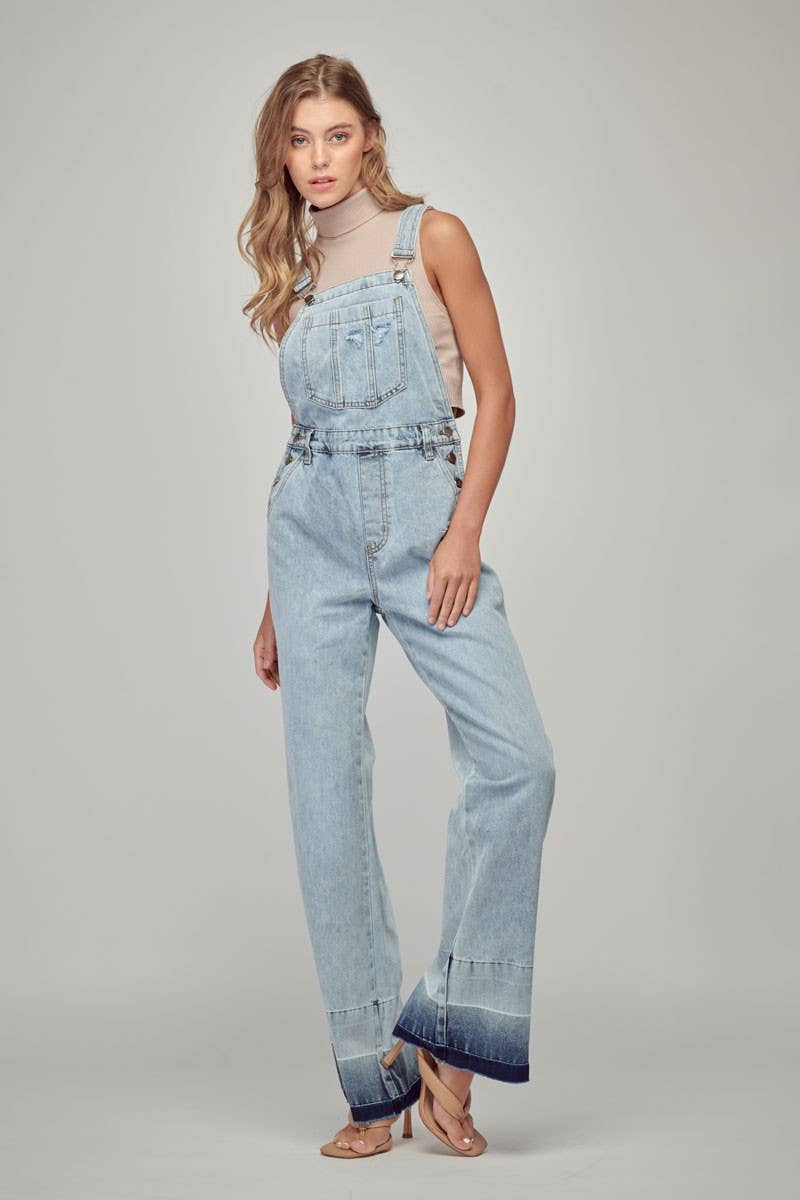 Nature Denim Flare Fit Overalls - Suburban Boho