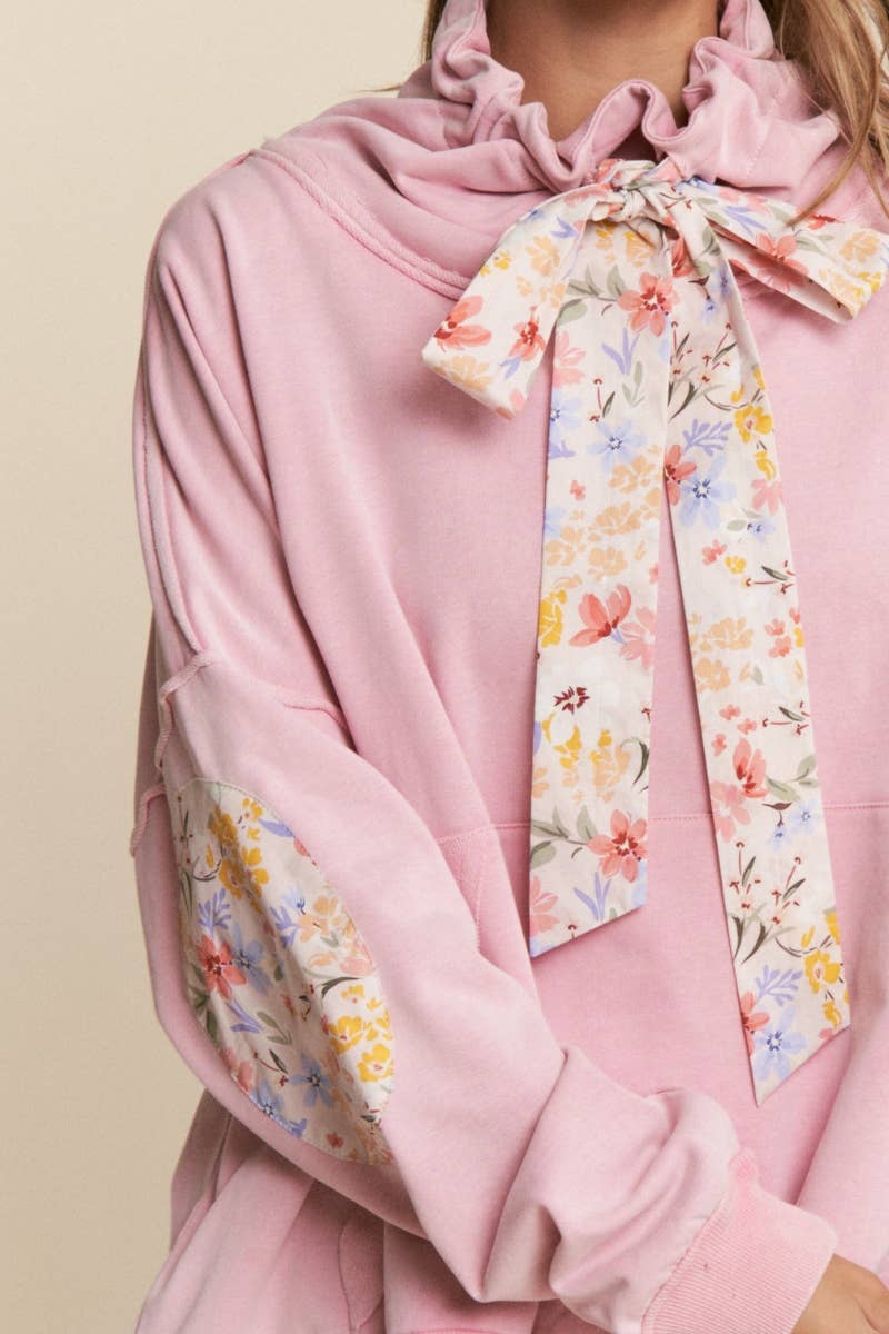 Pull - Over Floral Patchwork Sweater - Suburban Boho