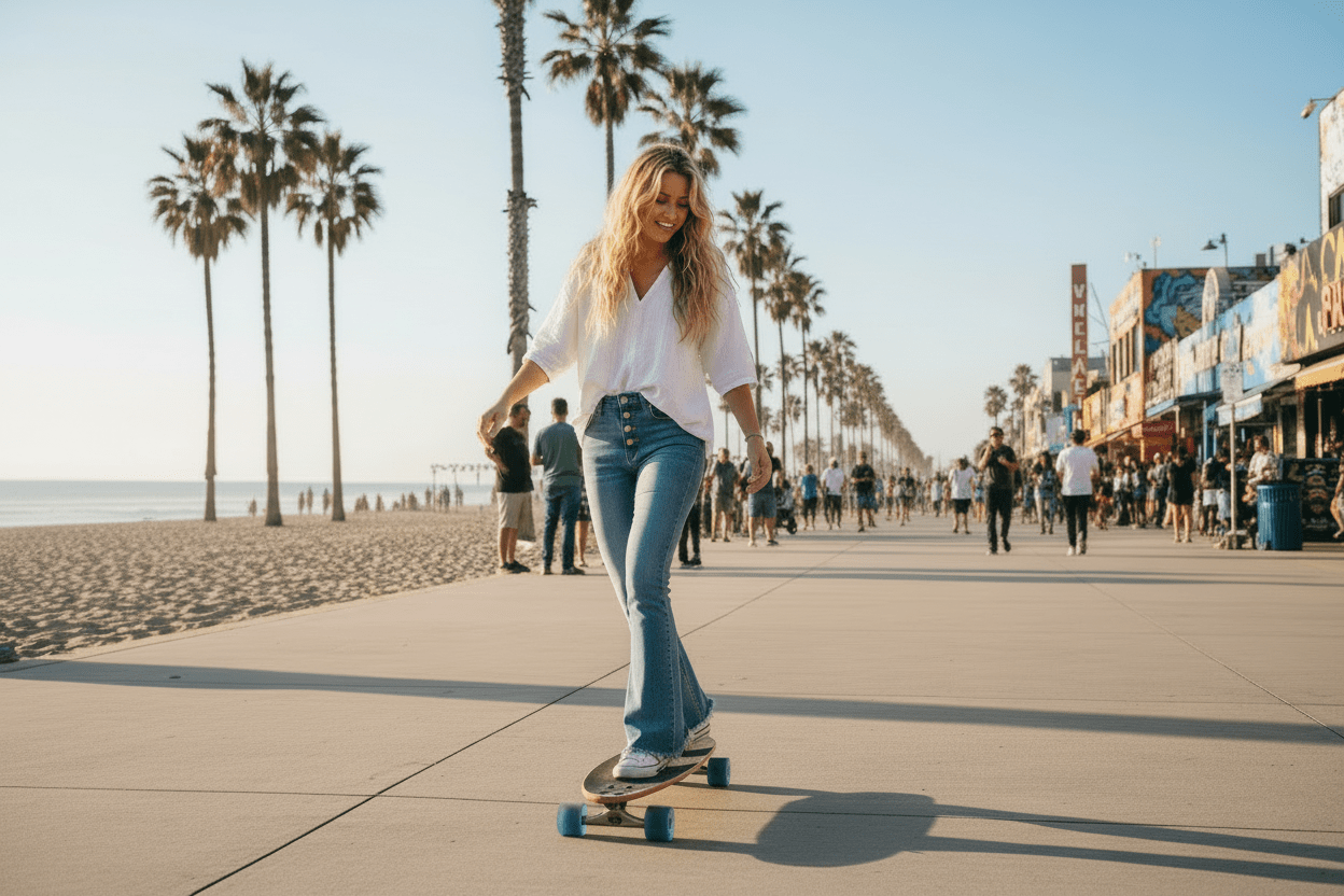 Raw Hem Flare Jeans - Suburban Boho