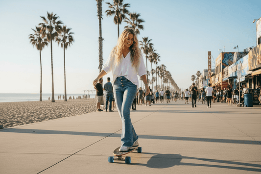 Raw Hem Flare Jeans - Suburban Boho